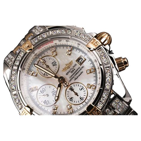 breitling mother of pearl diamond|mother of pearl 35mm case.